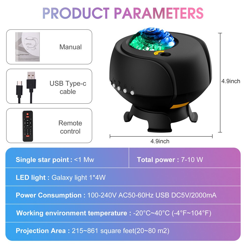 Avtoit | Space Traveler Galaxy Night Light