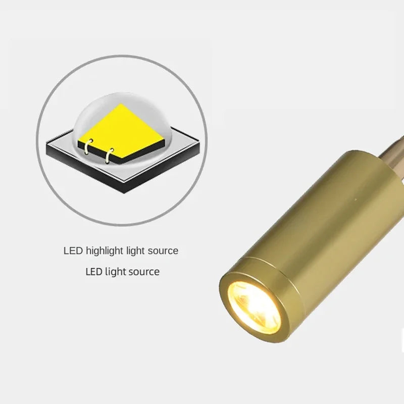Avtoit | Versatile LED Wall Lamp: Modern, Flexible, Perfect for Reading in Bed