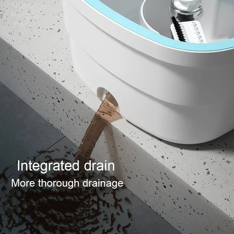 Avtoit | Cleanvora FlexSpin | Spinner Mop System | Hands-Free & Hygienic | 2.5L Bucket