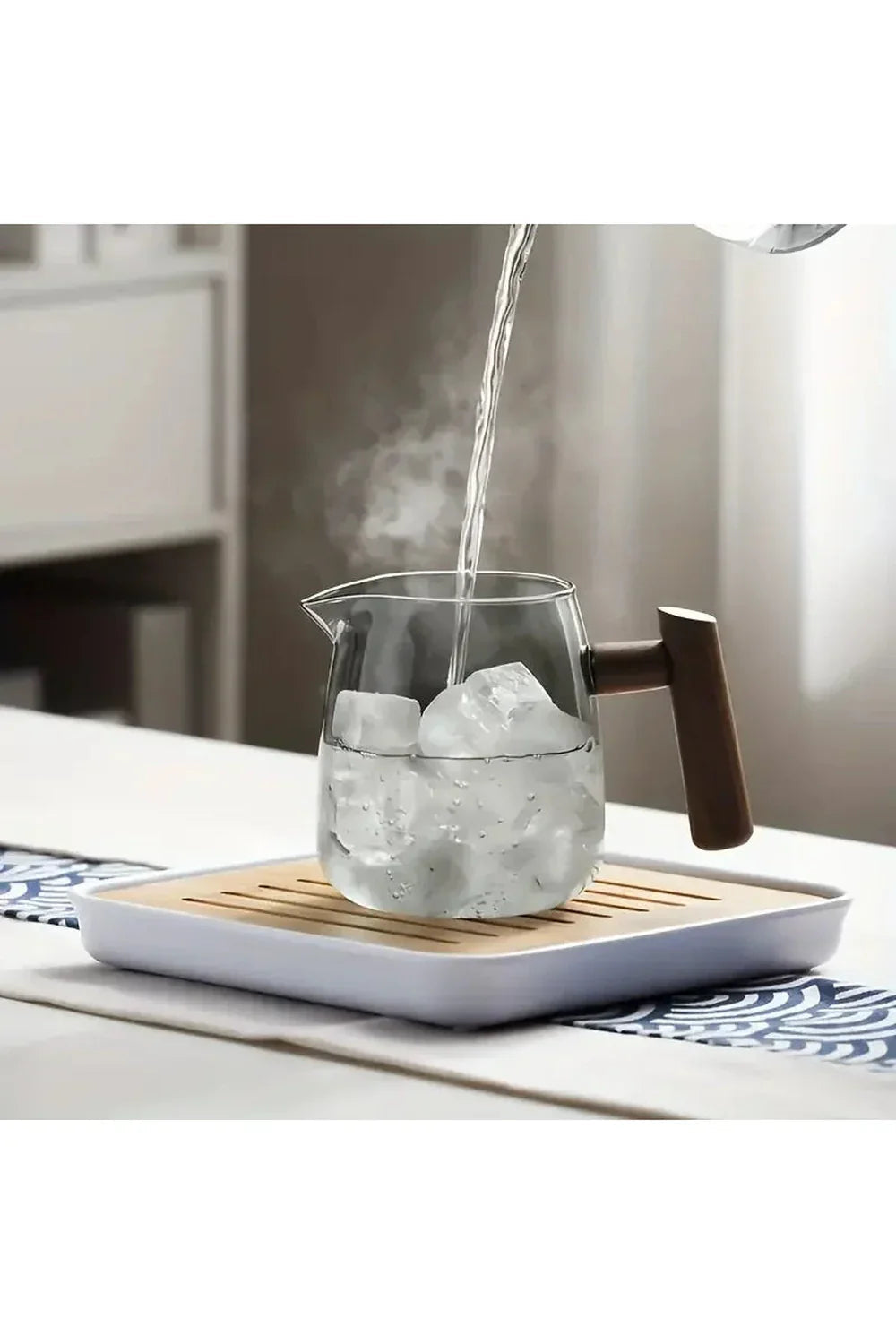 Avtoit | Wood Handle Glass Teapot