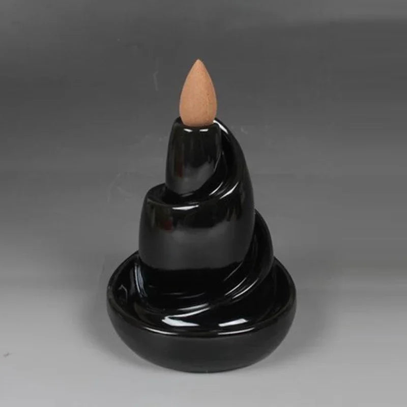 Avtoit | Black River Ceramic Backflow Incense Burner