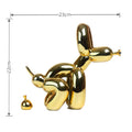 Avtoit | Balloon Dog Sculpture, Balloon Art Statue, Mini Collectible Figurine, Home Decoration, Resin Figure, Desk Accessories, Room Decoration