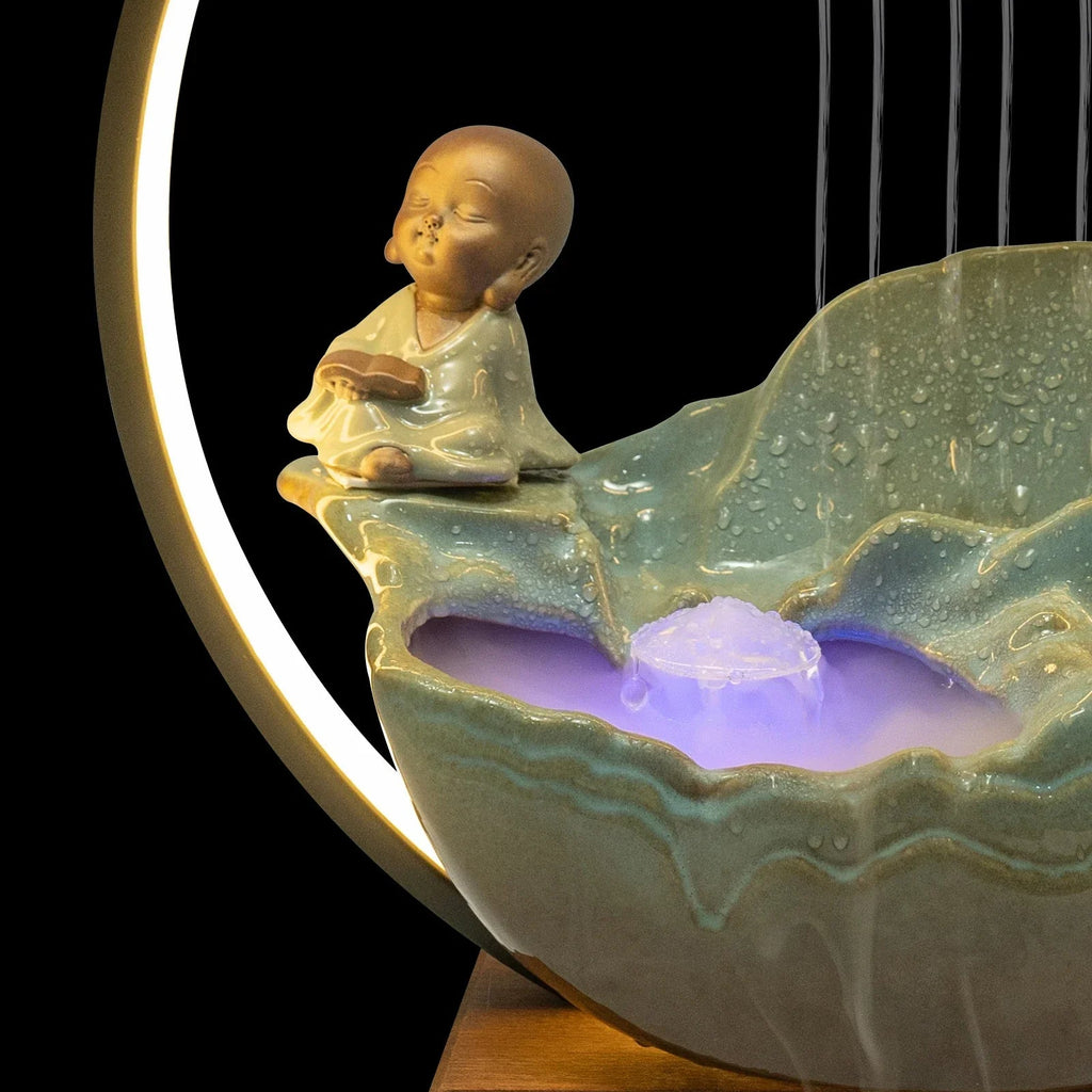 Avtoit | Waterfall Fortune LED Incense Burner Zen Decor