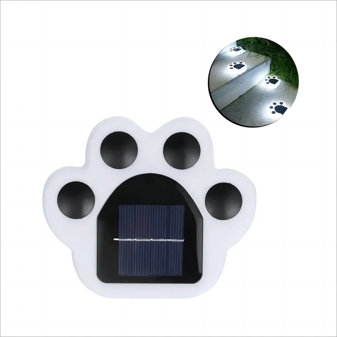 Avtoit | Glowing Paw LED Solar Pathway Outdoor Lights