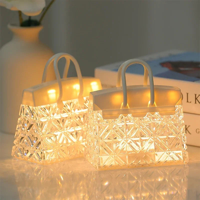 Avtoit | CrystalBag | Creative Acrylic Night Light in Handbag Shape