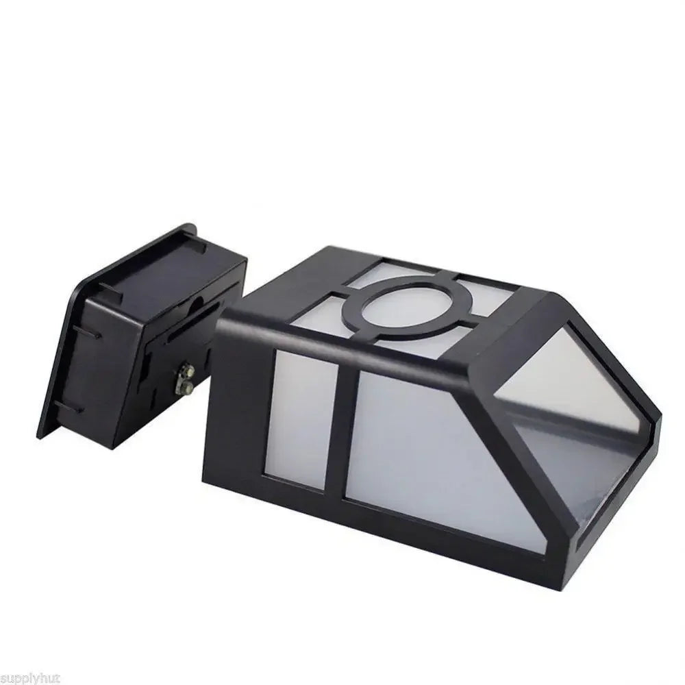 Solar LED Wall Light for Garden and Patio, Warm or White Light