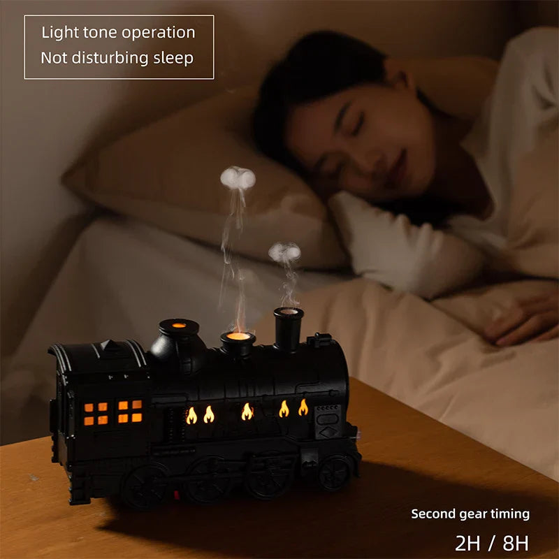Avtoit | Mini Train Aromatherapy Essential Oil Diffuser Lamp Decor