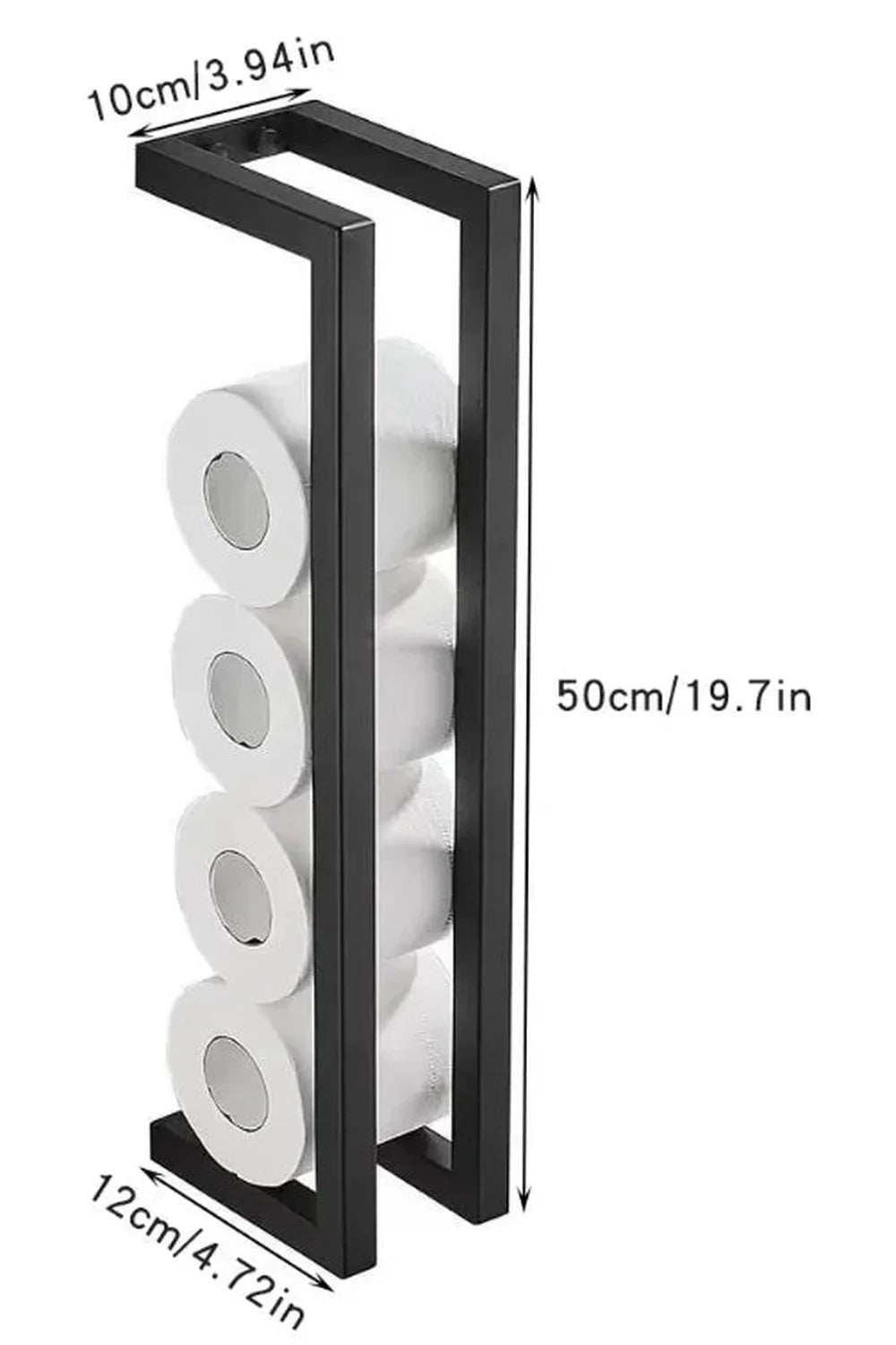 Avtoit | Slim Black Bathroom Shelf