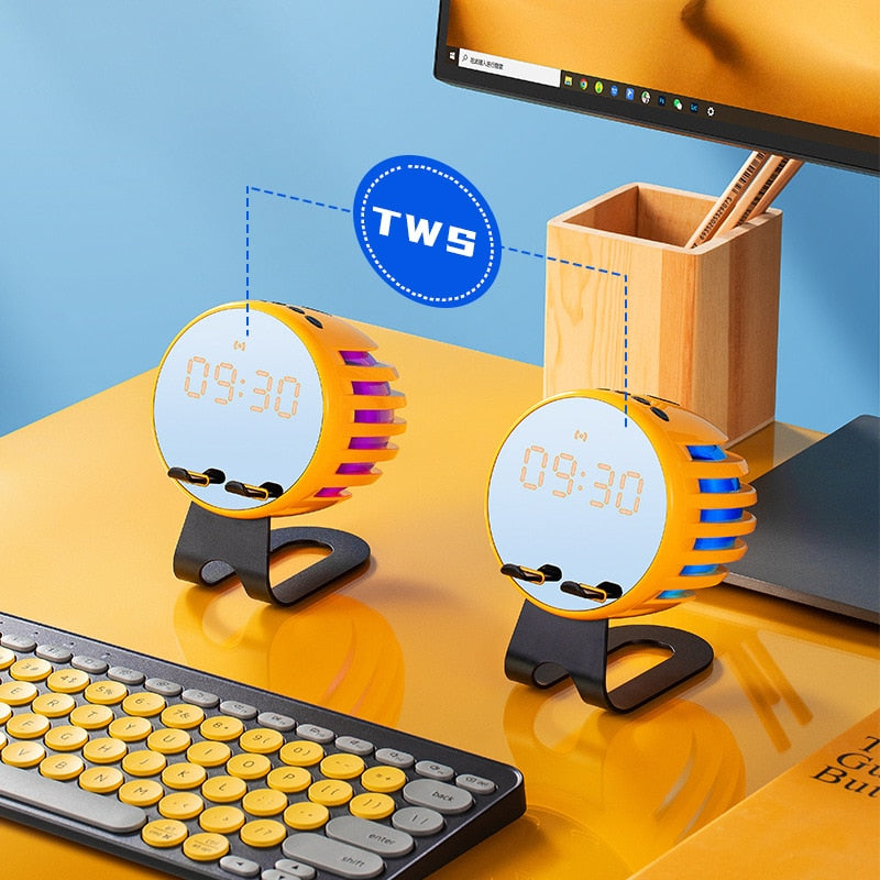 Avtoit | Elegance Symphony Wooden Bluetooth Speaker Clock