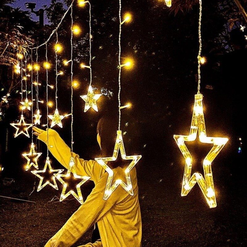Avtoit | Solar Moon Star Lamp LED String Lights Decoration