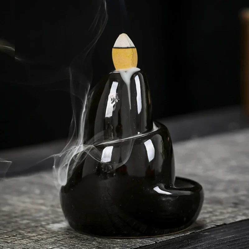 Avtoit | Black River Ceramic Backflow Incense Burner