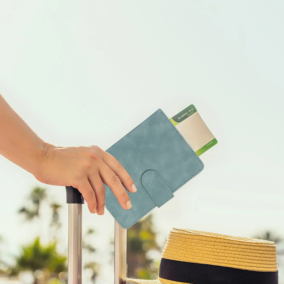 Avtoit | SafePort Passport Holder | RFID Protection | Elegant Leather Look | Compact for Men & Women