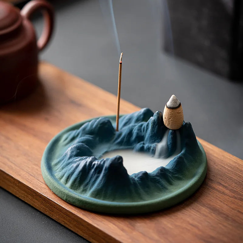 Avtoit | Mistic Mountain Ceramic Waterfall Incense Burner