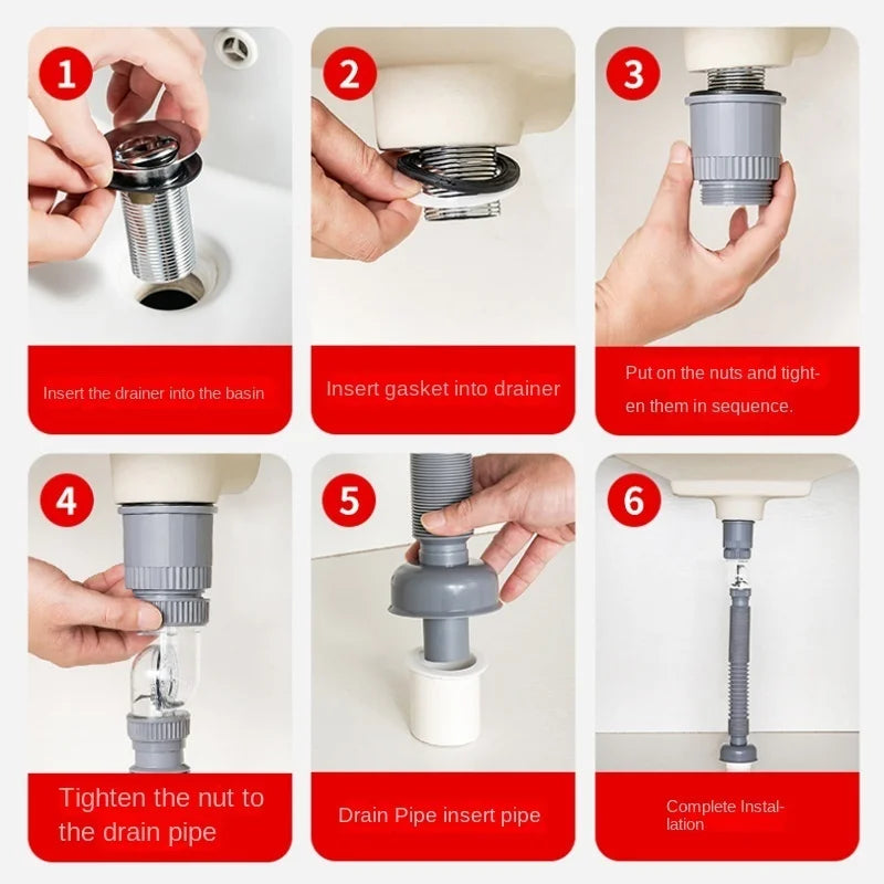 Avtoit | 360 Drain Easy Universal Overflow Disposer Drain Kit
