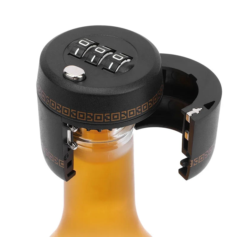Avtoit | Drink Safe Reusable Childproof Password Lock Wine Bottle Stopper
