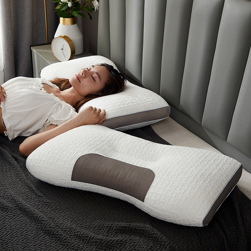 Avtoit | Hybrid Pillow for Back and Side Sleepers - Neck and Shoulder Support Pillow