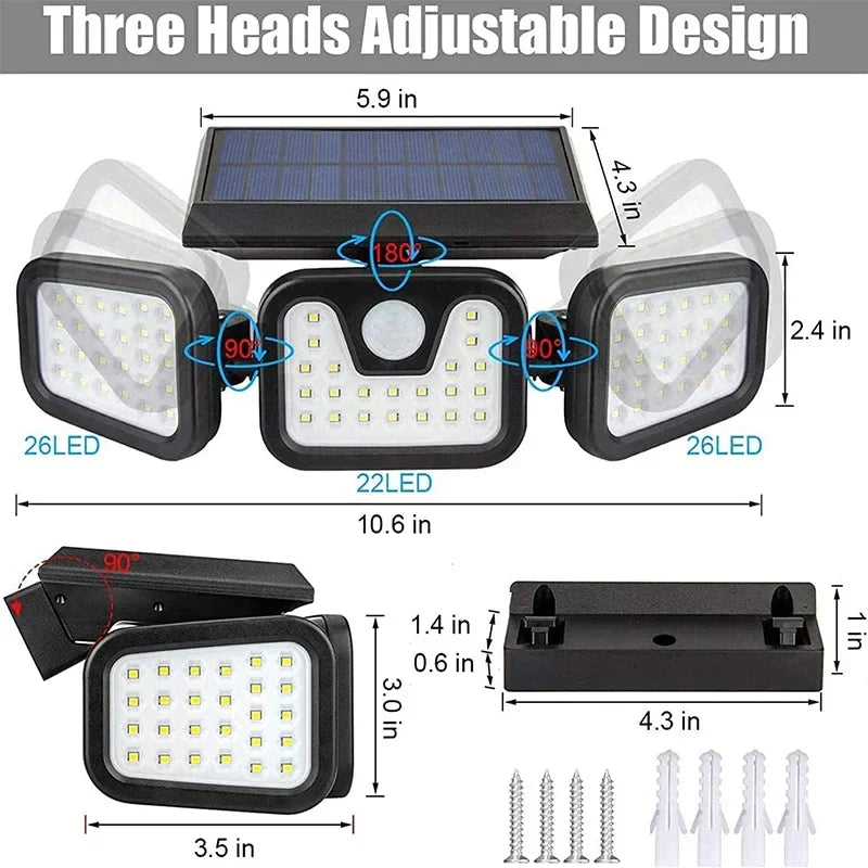 Avtoit | Power Save Motion Activated Outdoor Solar Lamp