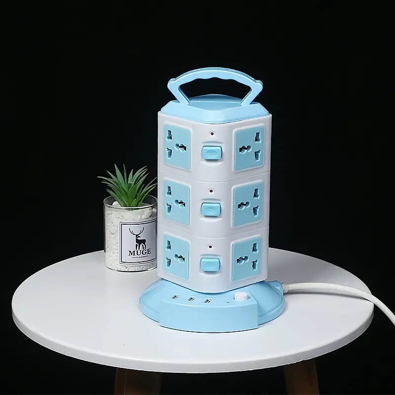 Avtoit | Tower Design Surge Protector Vertical Power Strip