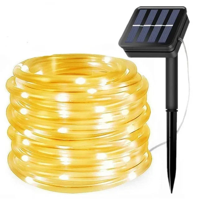 Avtoit | LED Solar String Lights - Outdoor Waterproof Lights for Christmas, Garden, Lawn, Trees, Fence, and Pathway Decor