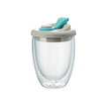 Avtoit | Leak-Proof Double Wall Glass Transparent Mug