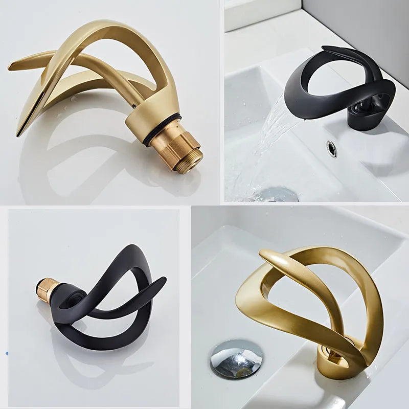 Avtoit | Modern Creative Brass Waterfall Design Faucet