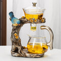 Avtoit | Kung Fu Teapot Household Magnetic Extraction Semi-Automatic Lazy Tea Preparation Tool Glass Tea Set