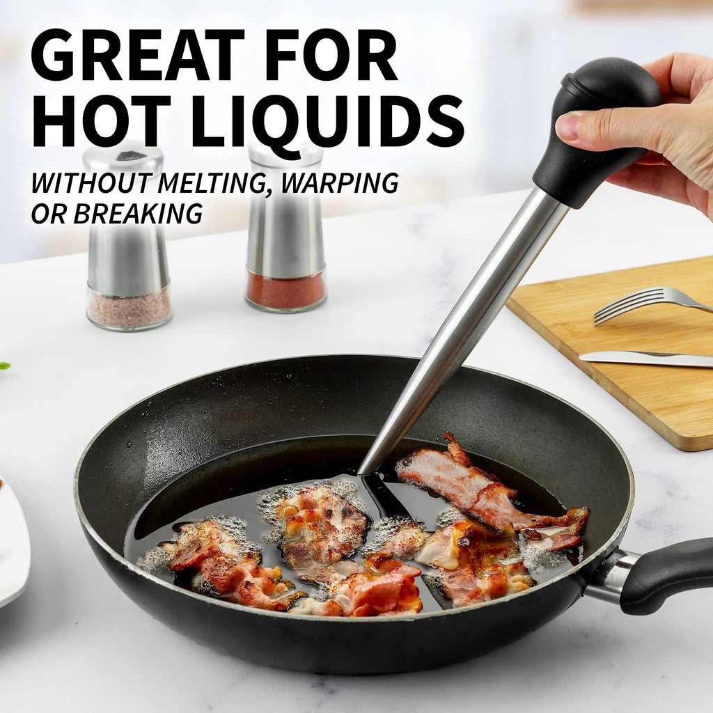 Avtoit | Flavora Marinade Injector | With 2 Needles & Cleaning Brush | For Liquid & Thick Marinades | Stainless Steel & Silicone