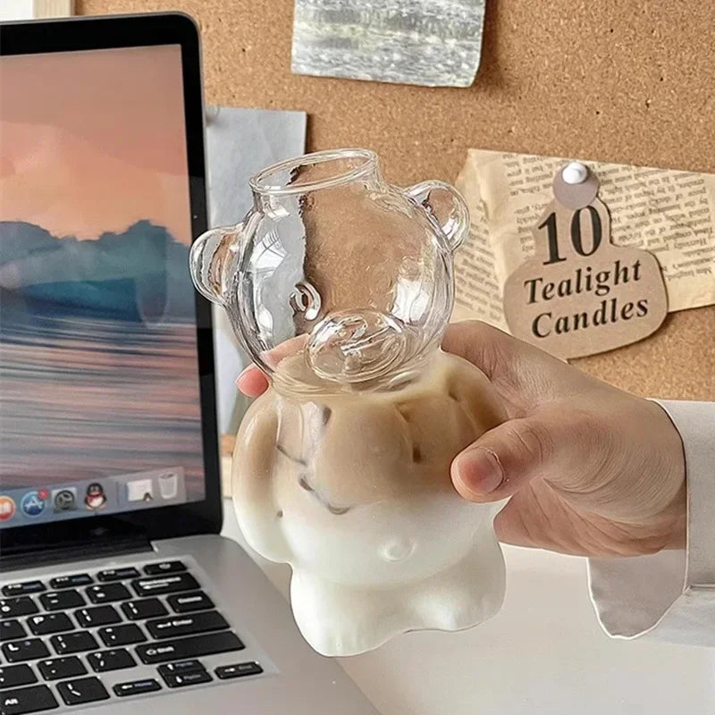 Avtoit | Happy Bear Glass Coffee Mug