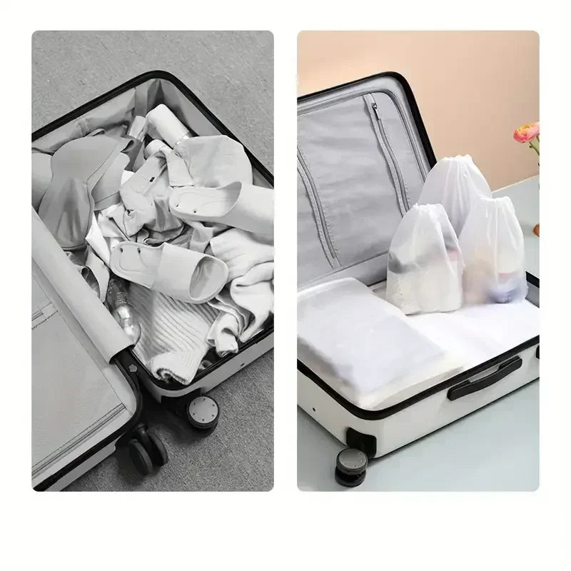 Avtoit | Travix Shoe Bag Set | Waterproof & Transparent | Pack of 10 | For Travel & Everyday Use