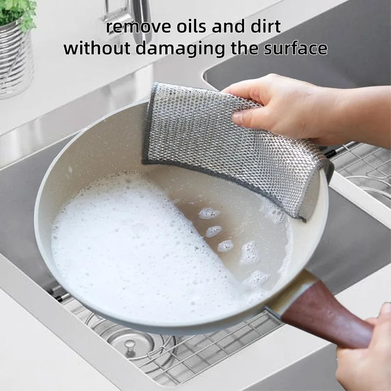 Avtoit | Silver Wire Double-Sided Ultra-Absorbent Design Cleaning Cloth
