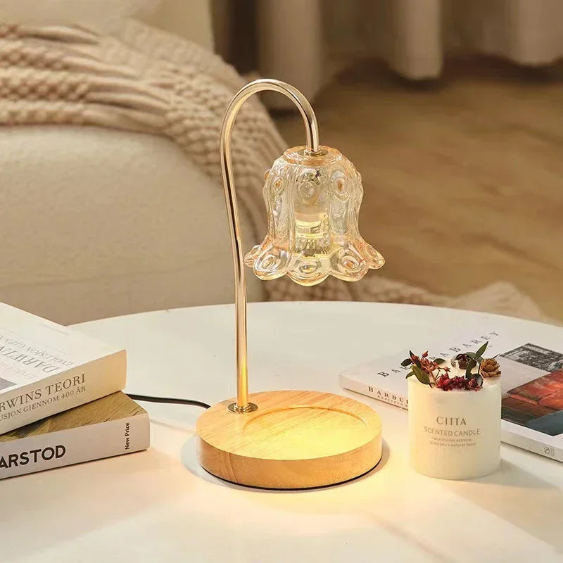 Avtoit | Flower-Shaped Warm Audience Candle Warmer Lamp