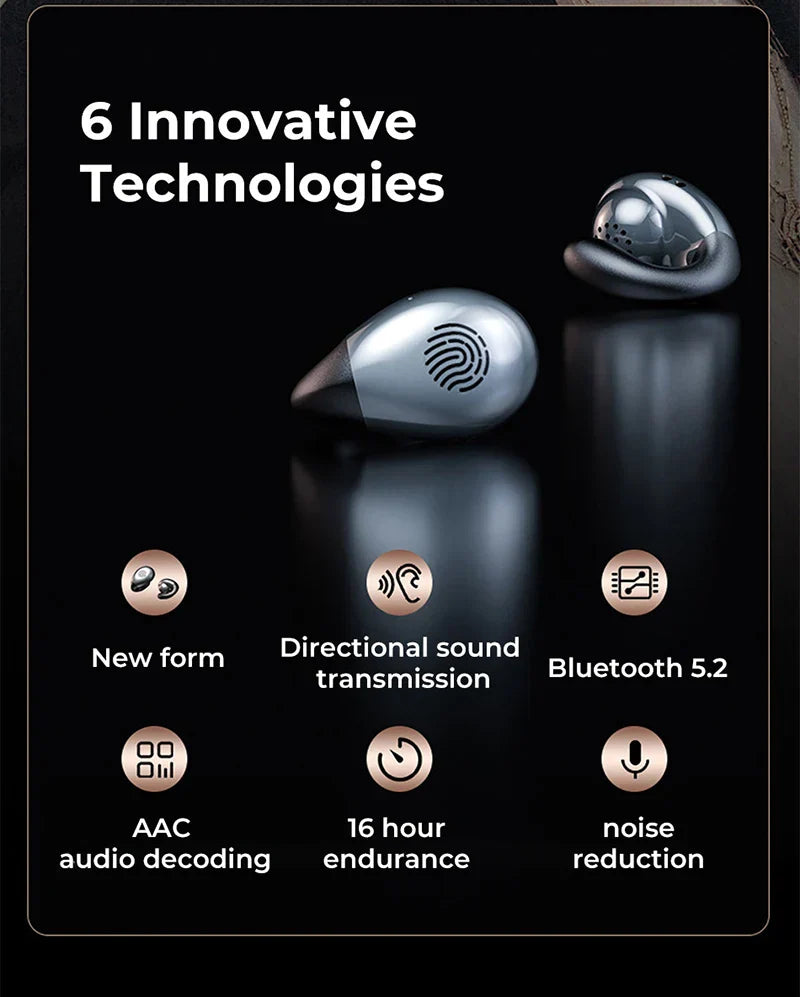 Avtoit | Super Lightweight Bone Conduction Bluetooth Wireless Sports Earphones Headphones