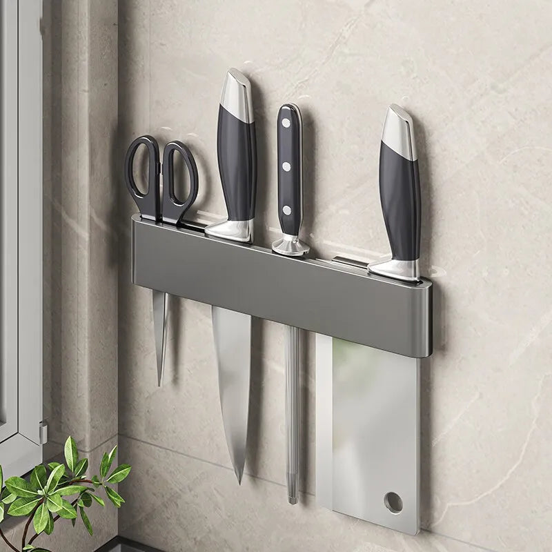 Avtoit | Knife holder - Knifey - Stainless steel - Multi-function shelf