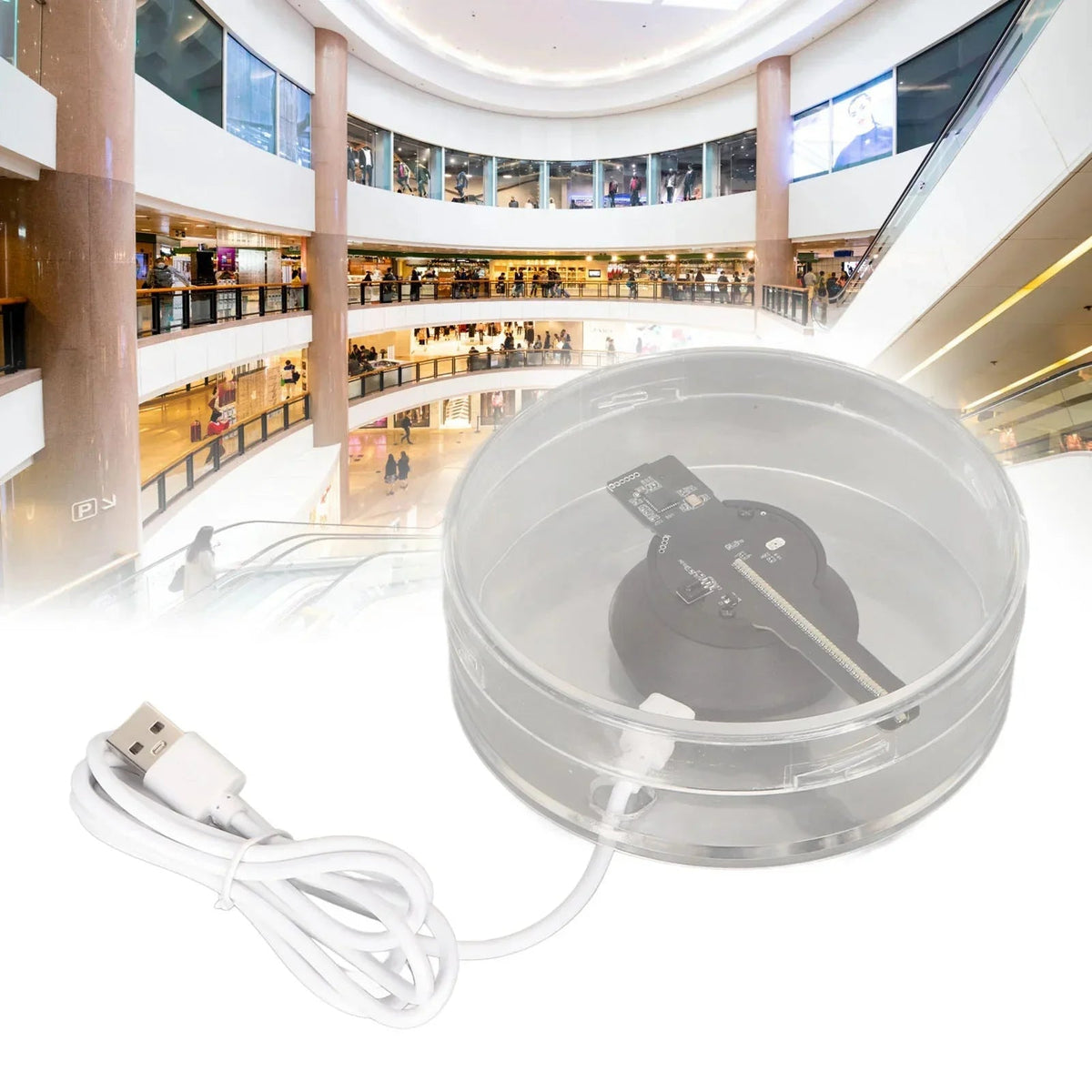 Avtoit | Mini 3D WiFi Display Remote Hologram Fan