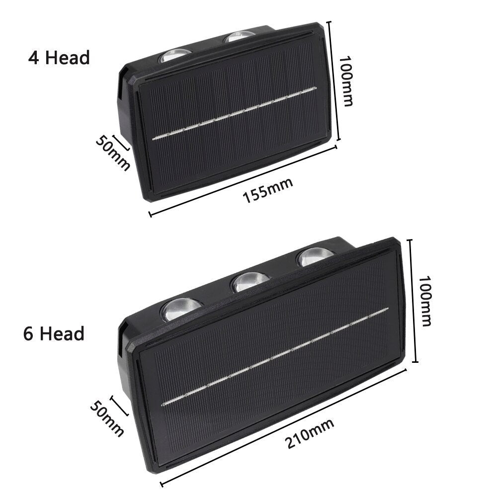 Avtoit | Solar LED Up/Down Outdoor Wall Light Waterproof