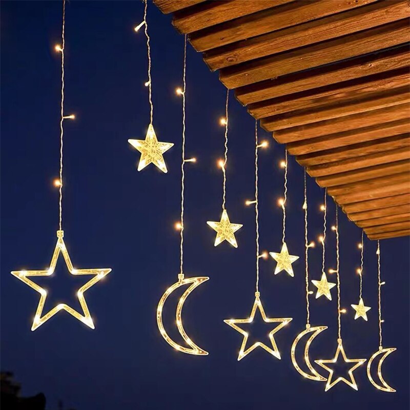 Avtoit | Solar Moon Star Lamp LED String Lights Decoration