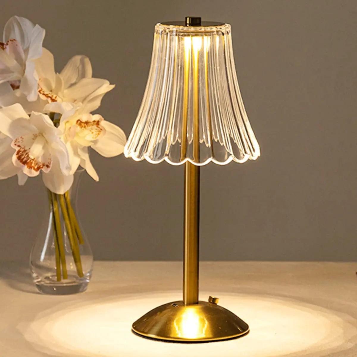 Avtoit | CrystalLuxe - Vintage Table Lamp with Elegant Shine