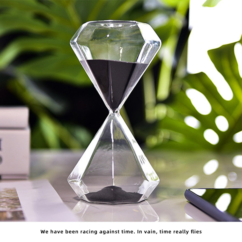 Avtoit | 5–60 Minute diamond hourglass, hourglass, hourglass, children's gift, hourglass, home decoration, available in multiple color options