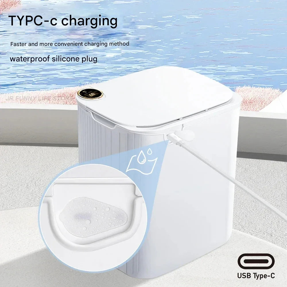 Avtoit | Smart Sensor Trash Can with Digital Display & Type-C Charging – CleanBin