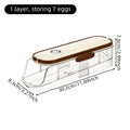 Avtoit | Fridge Organizer Automatic Rolling Transparent Egg Storage Box