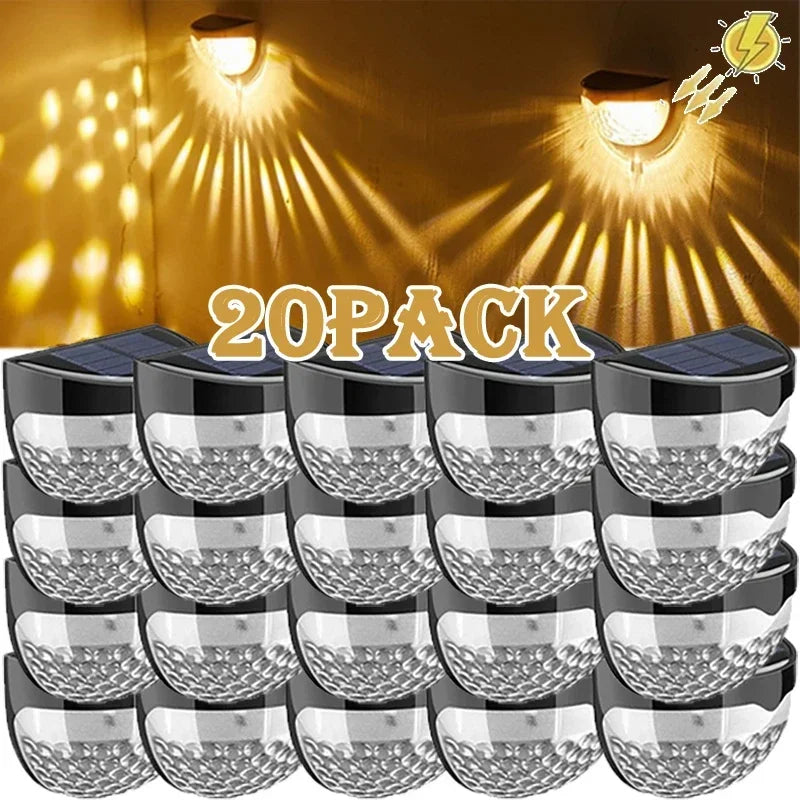 Avtoit | Outdoor Waterproof Solar LED Patio Wall Lamp
