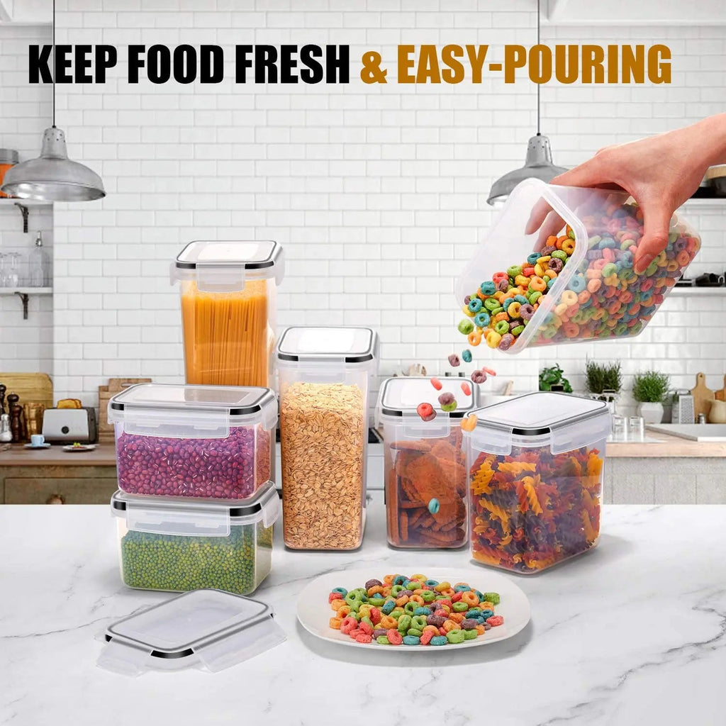 Avtoit | Kitchen Food Storage Containers Set 7pcs BPA-Free Airtight with Labels – StoreMate