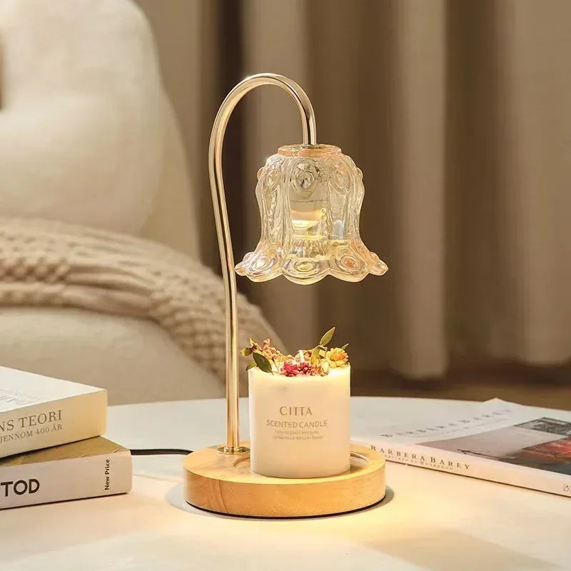 Avtoit | Flower-Shaped Warm Audience Candle Warmer Lamp