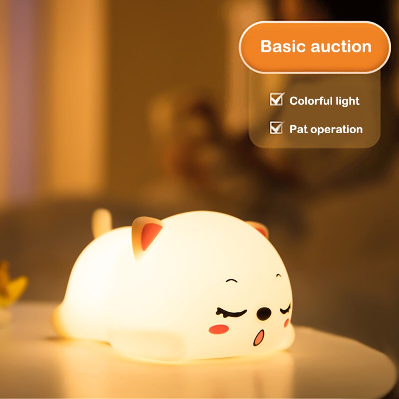 Avtoit | Mini Cat LED Touch Sensor Night Lamp