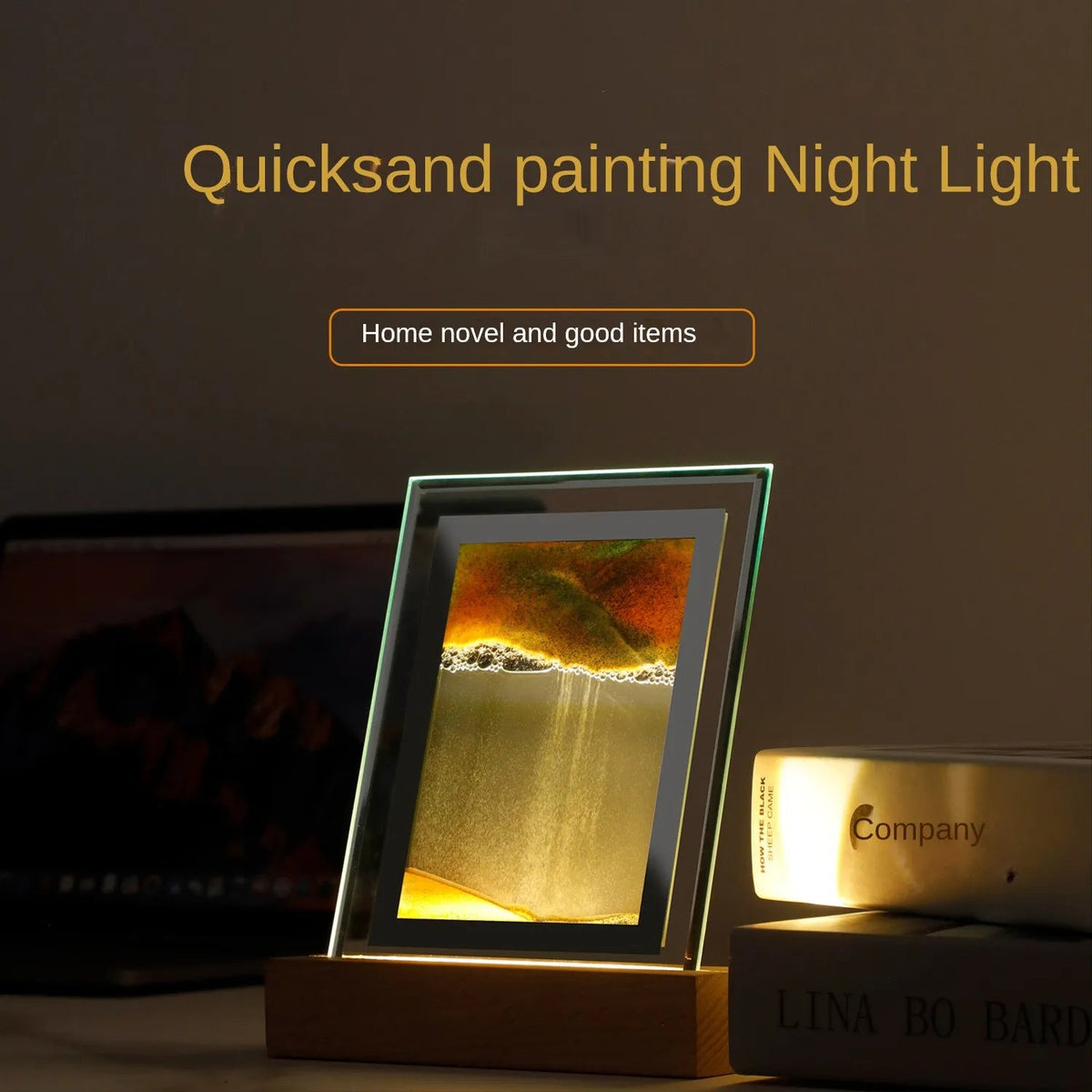 Avtoit | Sand Art LED Quicksand Artistic Table Lamp