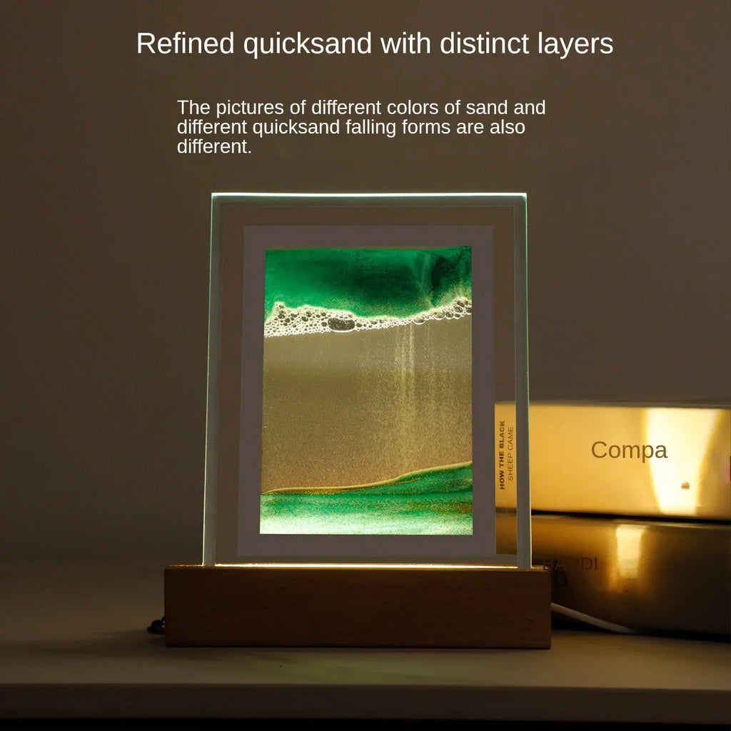 Avtoit | Sand Art LED Quicksand Artistic Table Lamp