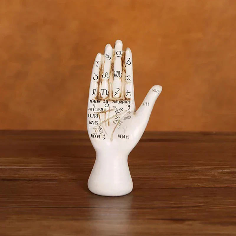 Avtoit | Zodiac Symbols Mystic Palmistry Hand Sculpture