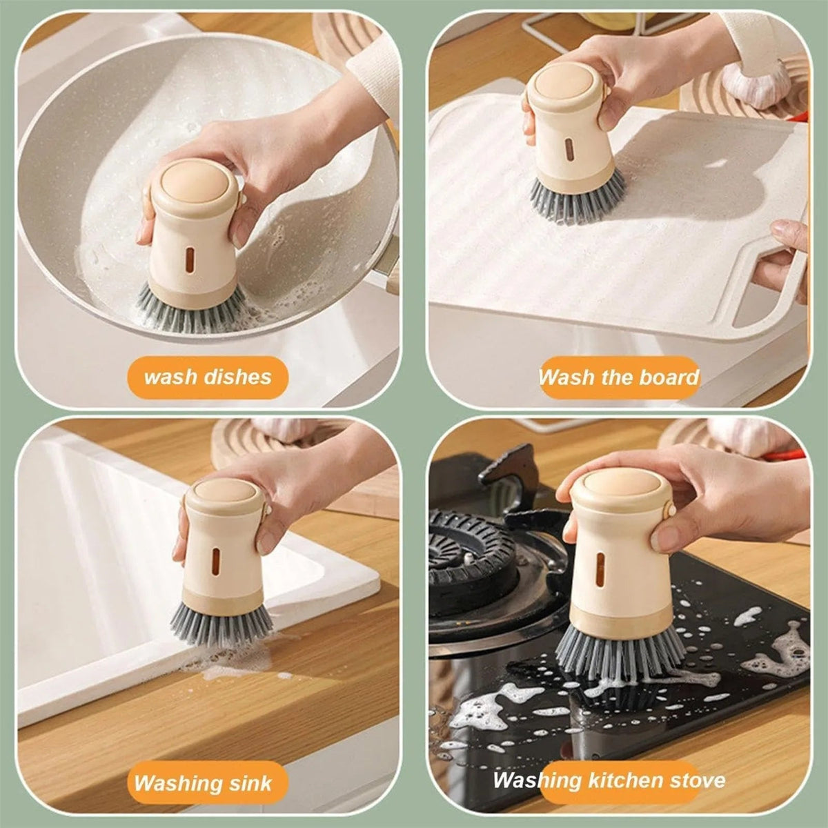 Avtoit | Quick Wash Ergonomic Dishwashing Brush