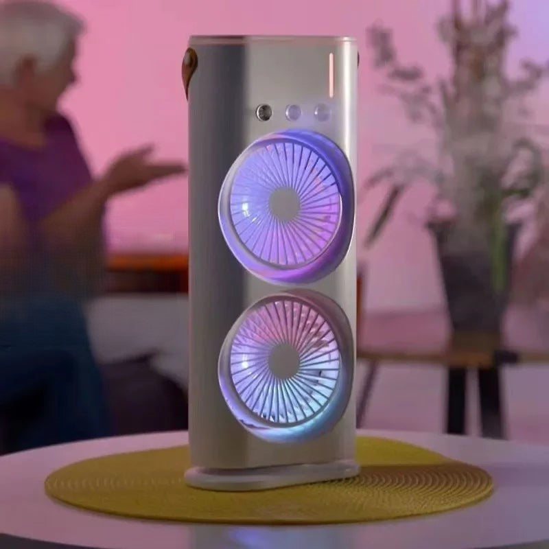 Avtoit | Portable Double Fan Cooling Spray Air Conditioning