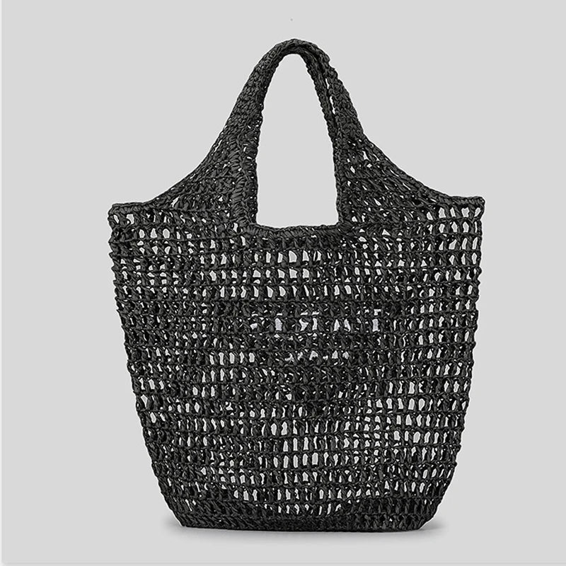 Avtoit | Net straw crochet beach bag